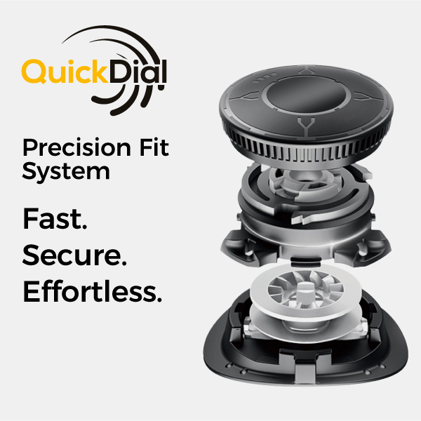 Система быстрой шнуровки QuickDial™ с поворотным механизмом для защитной обуви