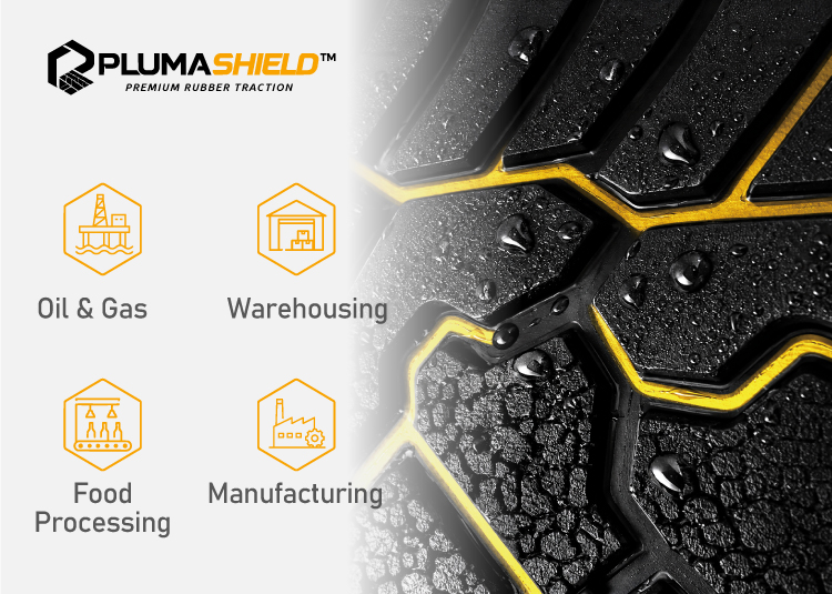 Резиновая подошва PlumaShield™ с противоскользящим протектором для защитной обуви
